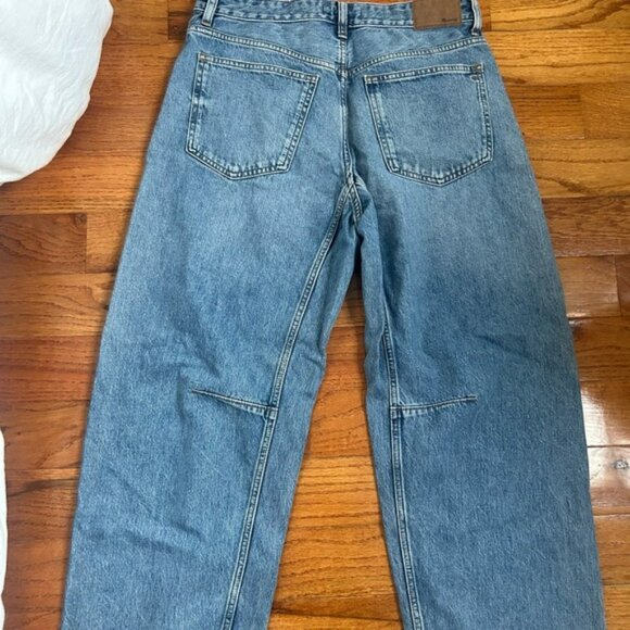 Madewell The Curvy Darted Barrel-Leg Jean size 28 - Picture 8 of 10